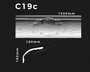 Deckenleiste C19c – Gipsstuck | STUCK-PS Hamburg