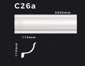 Deckenleiste C26a – Gipsstuck | STUCK-PS Hamburg