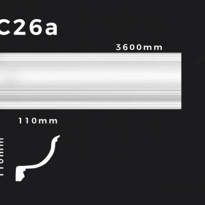 Produkte 9 Deckenleiste C26a – Gipsstuck | STUCK-PS Hamburg