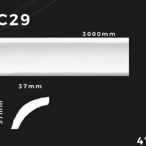 Produkte 3 Deckenleiste C29 – Gipsstuck | STUCK-PS Hamburg