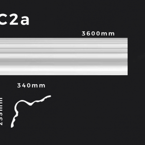 Produkte 4 Deckenleiste C2a – Gipsstuck | STUCK-PS Hamburg