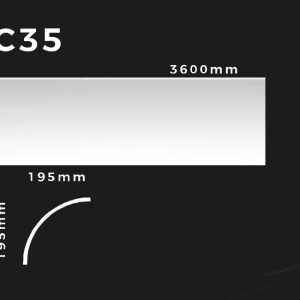 Produkte 4 Deckenleiste C35 – Gipsstuck | STUCK-PS Hamburg