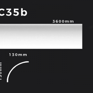 Produkte 6 Deckenleiste C35b – Gipsstuck | STUCK-PS Hamburg