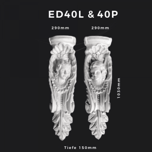Konsole ED40L – Gipsstuck | STUCK-PS Hamburg