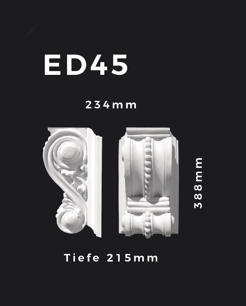 Konsole ED45 – Gipsstuck | STUCK-PS Hamburg 1 Konsole ED45 – Gipsstuck | STUCK-PS Hamburg