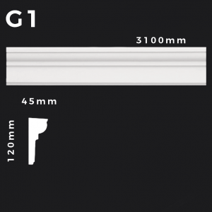 Gesims G1 – Gipsstuck | STUCK-PS Hamburg