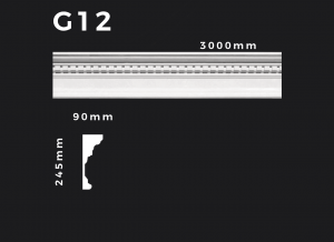 Gesims G12 – Gipsstuck | STUCK-PS Hamburg