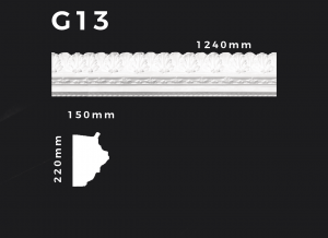 Gesims G13 – Gipsstuck | STUCK-PS Hamburg