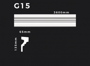Gesims G15 – Gipsstuck | STUCK-PS Hamburg