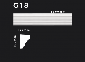 Gesims G18 – Gipsstuck | STUCK-PS Hamburg