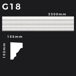 Gesims G18 – Gipsstuck | STUCK-PS Hamburg