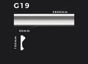 Gesims G19 – Gipsstuck | STUCK-PS Hamburg