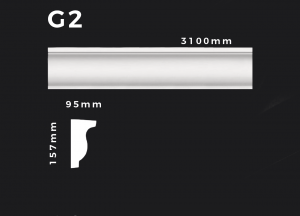 Gesims G2 – Gipsstuck | STUCK-PS Hamburg