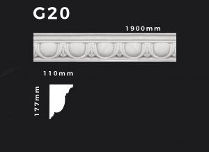 Gesims G20 – Gipsstuck | STUCK-PS Hamburg