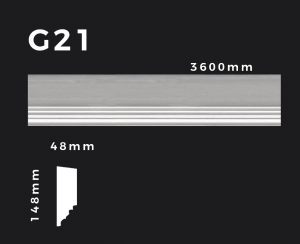 Gesims G21 – Gipsstuck | STUCK-PS Hamburg