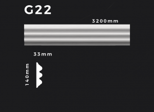 Gesims G22 – Gipsstuck | STUCK-PS Hamburg
