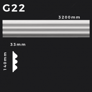 Gesims G22 – Gipsstuck | STUCK-PS Hamburg