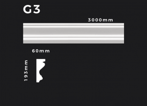 Gesims G3 – Gipsstuck | STUCK-PS Hamburg