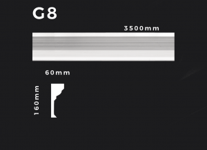 Gesims G8 – Gipsstuck | STUCK-PS Hamburg