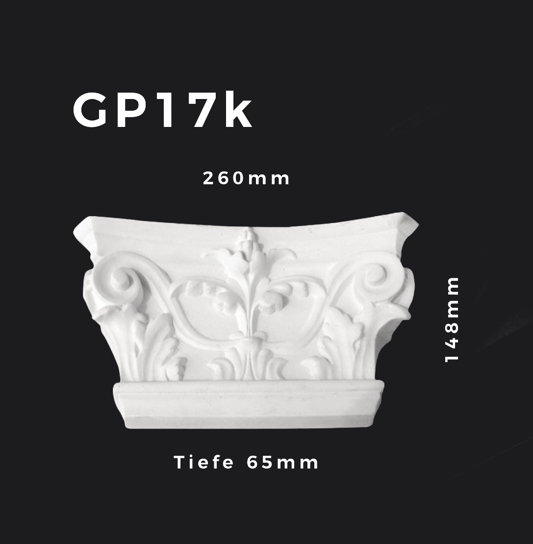 Pilasterkapitell GP17k – Gipsstuck | STUCK-PS Hamburg 1 Pilasterkapitell GP17k – Gipsstuck | STUCK-PS Hamburg
