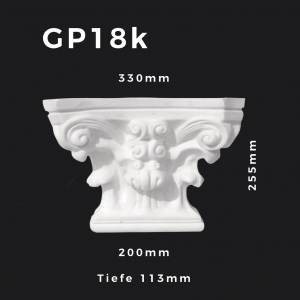 Pilasterkapitell GP18k – Gipsstuck | STUCK-PS Hamburg