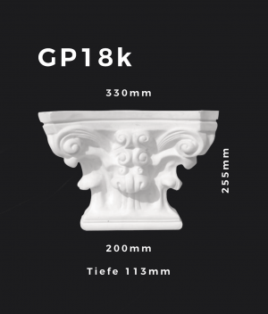 Pilasterkapitell GP18k – Gipsstuck | STUCK-PS Hamburg