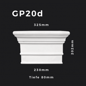 Pilasterkapitell GP20d – Gipsstuck | STUCK-PS Hamburg