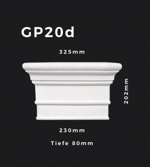 Pilasterkapitell GP20d – Gipsstuck | STUCK-PS Hamburg