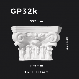 Pilasterkapitell GP32k – Gipsstuck | STUCK-PS Hamburg