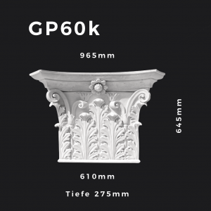 Pilasterkapitell GP60k – Gipsstuck | STUCK-PS Hamburg