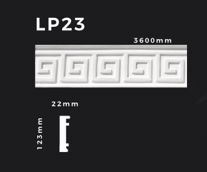Flachleiste LP23 – Gipsstuck | STUCK-PS Hamburg