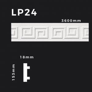 Flachleiste LP24 – Gipsstuck | STUCK-PS Hamburg