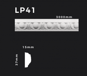 Flachleiste LP41 – Gipsstuck | STUCK-PS Hamburg