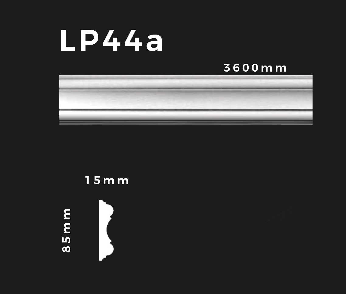 Flachleiste LP44a – Gipsstuck | STUCK-PS Hamburg 1 Flachleiste LP44a – Gipsstuck | STUCK-PS Hamburg