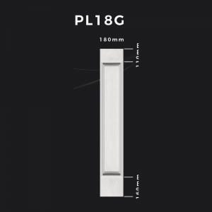 Pilaster PL18G – Gipsstuck | STUCK-PS Hamburg