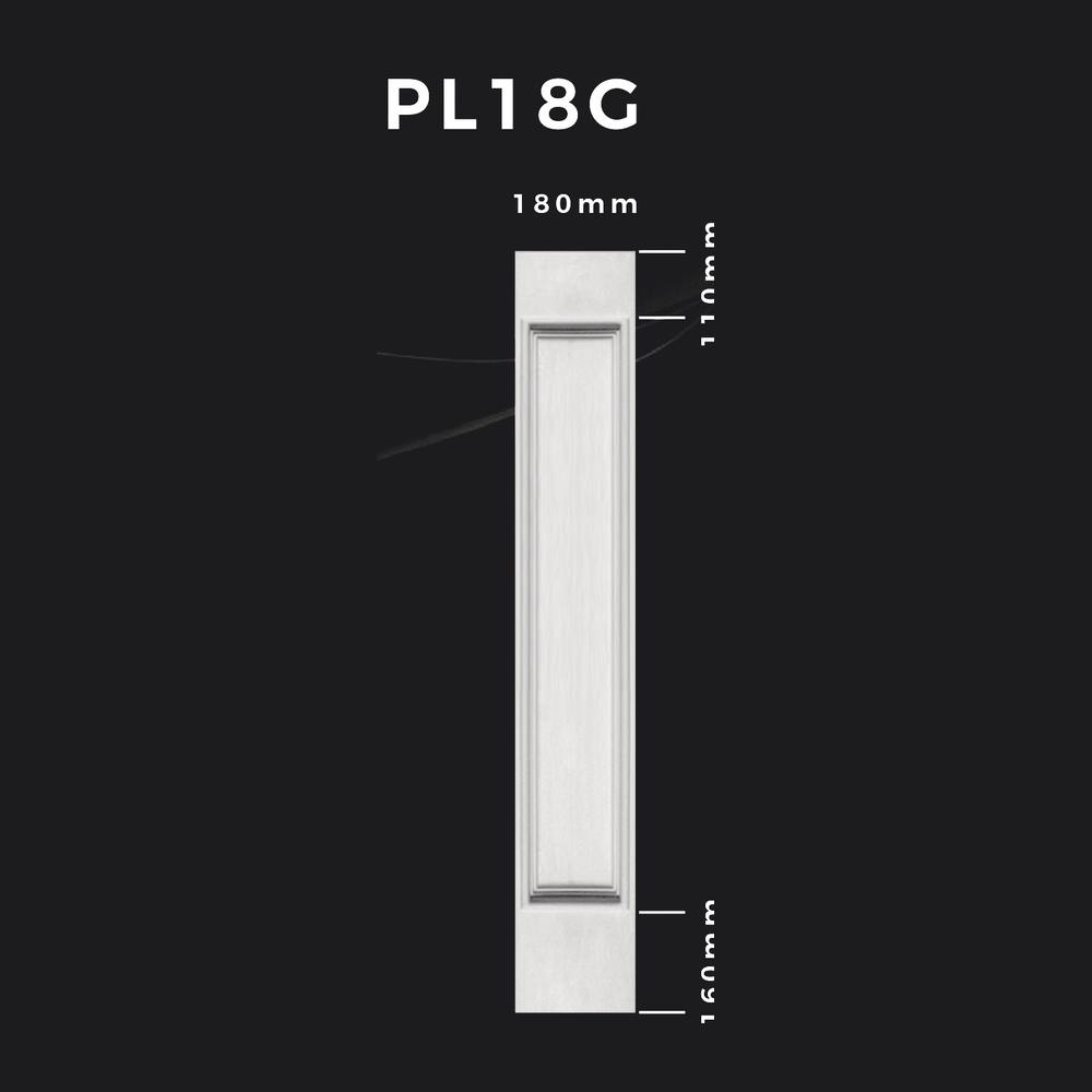 Pilaster PL18G – Gipsstuck | STUCK-PS Hamburg 1 Pilaster PL18G – Gipsstuck | STUCK-PS Hamburg