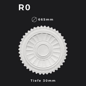 Rosette R0 – Gipsstuck | STUCK-PS Hamburg