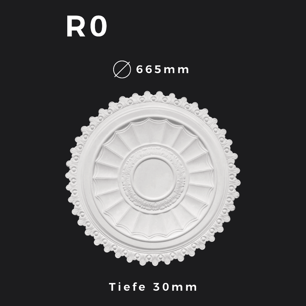 Rosette R0 – Gipsstuck | STUCK-PS Hamburg 1 Rosette R0 – Gipsstuck | STUCK-PS Hamburg