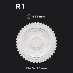 Rosette R1 – Gipsstuck | STUCK-PS Hamburg
