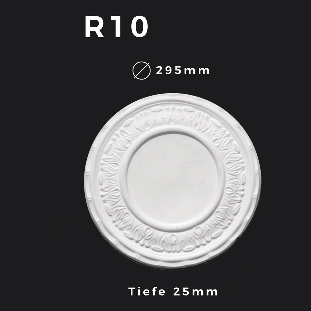 Rosette R10 – Gipsstuck | STUCK-PS Hamburg 1 Rosette R10 – Gipsstuck | STUCK-PS Hamburg