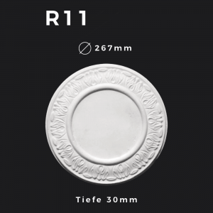 Rosette R11 – Gipsstuck | STUCK-PS Hamburg