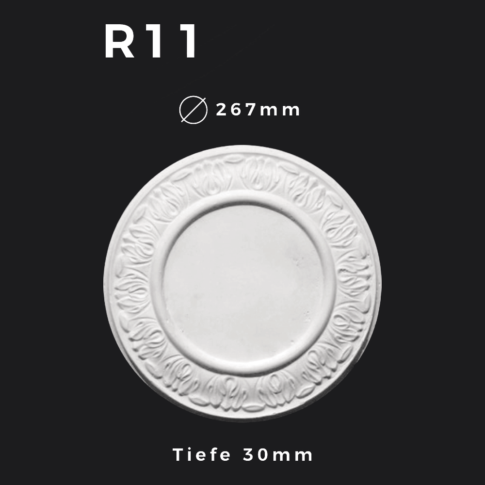 Rosette R11 – Gipsstuck | STUCK-PS Hamburg 1 Rosette R11 – Gipsstuck | STUCK-PS Hamburg