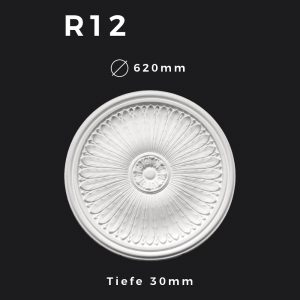 Rosette R12 – Gipsstuck | STUCK-PS Hamburg