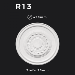 Rosette R13 – Gipsstuck | STUCK-PS Hamburg