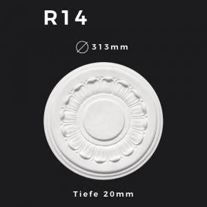 Rosette R14 – Gipsstuck | STUCK-PS Hamburg