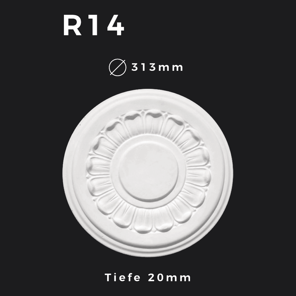 Rosette R14 – Gipsstuck | STUCK-PS Hamburg 1 Rosette R14 – Gipsstuck | STUCK-PS Hamburg