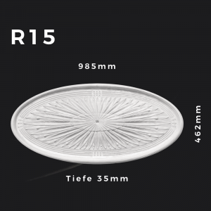 Rosette R15 – Gipsstuck | STUCK-PS Hamburg