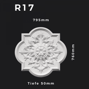 Rosette R17 – Gipsstuck | STUCK-PS Hamburg