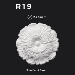 Rosette R19 – Gipsstuck | STUCK-PS Hamburg