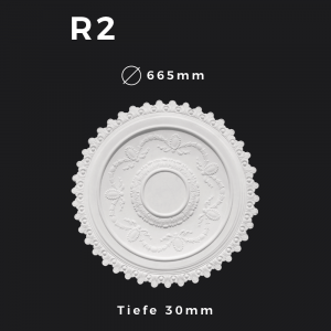 Rosette R2 – Gipsstuck | STUCK-PS Hamburg